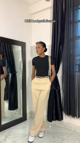 Onebodysuit styled 5ways    Let me know which is your fav in thr comments #creatorsearchinsights  . . || trending outfit || bodysuit outfit || style inspo || outfit for women #outfitideas #styleinspo #stylingideas 