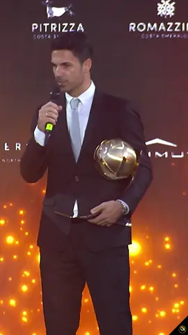 Last May, at the KAFD Globe Soccer Awards Europe Edition, Mikel Arteta reflected on his career, sharing insights into his challenges and achievements 🚀🏆 Will he lead Arsenal to glory next season? #Arteta #GlobeSoccer