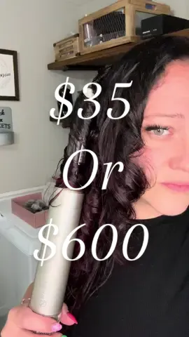 Definitely takes some getting used to, but Ill take the $35 one any day!! #hairdryer #hairdry #hairwashday #hairwash #hair #hairfyp #hairoftiktok #hairtools #hairtoolreview #tiktokshopsummersale #dealsforyoudays 