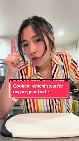 Kimchi stew is Ari’s favorite Korean dish❤️ had to make her happy🫶🏼 #lesbiancouple #couplelove #marriedlife #wifeandwife #lesbiansoftiktok #pregnancycravings #pregnancyjourney #twomoms 