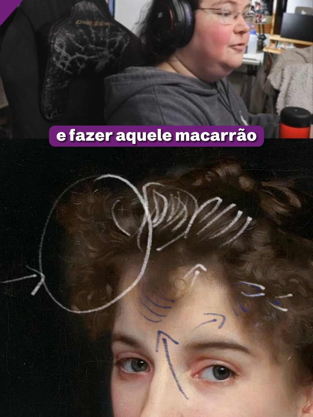 Pintando cabelos mais realistas! (pelo menos alguns tipos hehehe) Apoie a gente no apoia-se https://apoia.se/sulamoon #artedigital #pinturadigital #cabelo #sula