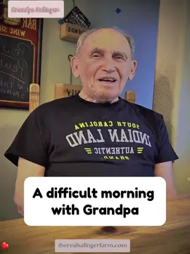 A tough morning 🙃 #family #grandfather #grandpa #dementia #caregiver #caregiving #foryou 