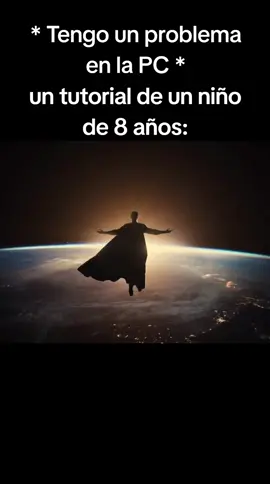 Y con música electrónica sabias que hiba a servir el tutorial del niño #parati #fyp #superman #DC #tiktok #memes #foryou #warnerbros #supermanmeme #tutorial #niño #pc #laptop #ncs #starman 