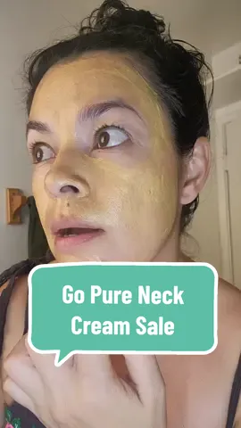 GoPure neck cream is going on sale. So far, I'm on day 5 #gopure #gopureneckcream #neckcream #neck #viralskincare #dealsforyoudays #savings #tiktokshop 
