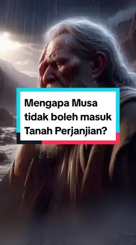 Mengapa Musa tidak boleh masuk ke Tanah Perjanjian? Ada 3 kesalahan yang dilakukan oleh Musa dan Harun yang berakibat TUHAN tidak mengijinkan mereka masuk tanah Kanaan #kisahnabimusa #kisahmusa #kisahnabi #nabimusa #musa 
