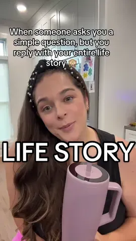 Ever leave a convo and think about how much you overshared 🤦🏻‍♀️ Thank the Lord i have amazing friends who just let me chit chat away 😅 #overshare #lifestory 