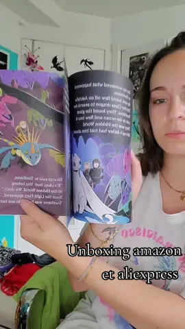 Réponse à @bianca20182 Unboxing amazon et aliexpress ici📦 #unboxing #ouverturedecolis #colis #colisamazon #hazbinhotel #httyd #krokmou #dragons #livre #aliexpress #colisaliexpress #amazon #httydbook 