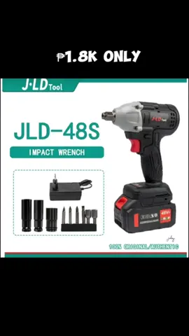 JLD TOOL 48V cordless impact wrench cordless heavy duty 48S tool torque 330NM quick acting charging. grabe ang ganda nito kaya order na. #cordlessimpactwrench #impactwrench #impact #wrench #torque #heavyduty #jld #tools #fyp 