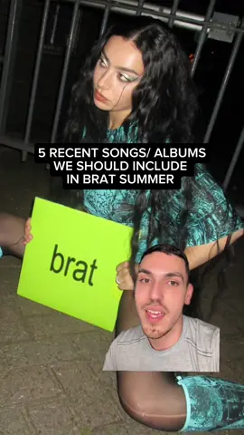 Stream these songs and albums to fully experience a Brat summer!! #charlixcx #brat #tovelo #shygirl #kesha #domdolla #agcook #popmusic #adamtheflop 