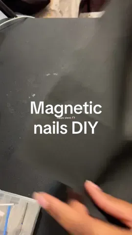 MAGNETIC velvet short structured gel nails 🤭! I do nails. My own nails.  Korean gel is the best !!#CapCut 