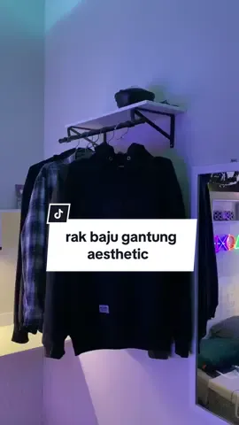 Rak baju dinding besi aesthetic. yuk buruan di cekout di keranjang kuning! #rakbajugantung #rakbaju #rakbajuaestetic #rakbajubesi #dekorkamaraestetik 