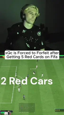 xQc is Forced to Forfeit after Getting 5 Red Cards on Fifa #xqc #eafc24 #fifa #football #viral 