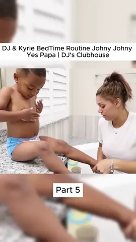 Part 5 DJ & Kyrie BedTime Routine Johny Johny Yes Papa | DJ's Clubhouse  #roblox #gameviral #theprincefamilyclubhouse #fyp #duet #STRANGER #Ep #skits #theprincefamily #DJ&Kyrie #viral