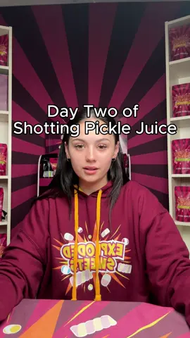 Day Two of shotting pickle juice for every 1000 followers until we reach 100,000! If we reach our goal that means 50 shots for Sasha! We believe you can do it!😁😷 #ExplodedSweets #Wholesale #Retail #FreezeDriedCandy #FreezeDriedSweets #FreezeDriedCandyUK #FreezeDried #Sour #Sweets #Candy #OnlineStore #FoodFeed #Crunchy #Snacks #Treats #Satisfying #FreezeDry #FrozenCandy #Sweet #CandyShop #SweetShop #SweetStuff #Foodie #SmallBusiness #CandyStore #GetSummerReady #TikTokMadeMeBuyIt