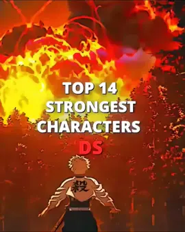 Strongest ds characters  #demonslayer #kimetsunoyaiba #strongest #ranking #anime 