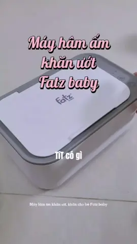 Máy làm ấm khăn ướt cho trẻ sơ sinh và trẻ nhỏ. Đối với trẻ sơ sinh mình dùng khi cần vệ sinh cho trẻ. Đối với trẻ nhỏ từ 0 đến 3 tuổi hay ốm sốt có thể giữ ấm cho khăn để lau người chườm ấm hạ sốt hiệu quả. #mevabesosinh #mevabe #newborn #con #mayhamkhanuot #vesinhchobe 