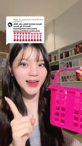 Replying to @najwa putri ramadhani serba pink buat yang pantang menyerah 💕💖💘🌷 abis ini warna apa lagi yaaa? #fyp #asmr 