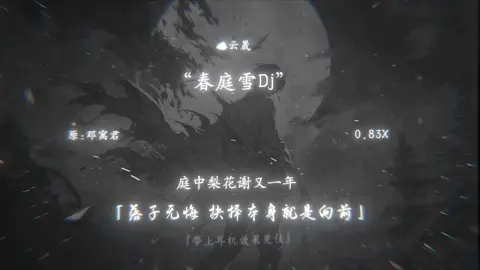 || XUÂN ĐÌNH TUYẾT || #春庭雪 #nhactrung0210 #song #fpy #music #xuhuong #nhactrung #douyin 