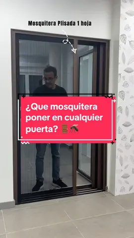 🚪 ¿Tienes una puerta en tu jardín o terraza y no sabes qué mosquitera ponerle?  Pues quédate, que Jose va a recomendarte la mejor según la apertura que tengas! #Bricolaje #ReformasDelHogar #Mosquiteras #HechoEnEspaña 