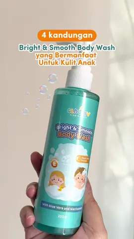 Wajib punya sabun cair ini untuk si kecil!😍 Cek yuk berbagai kandungan yang bermanfaat untuk kulit si kecil👍 #Glowby #skincareanak #sabunanak #BrightandSmoothBodyWash #BodyWash 