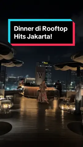 Makan malam di rooftop Wolfgang, restoran hits di Jakarta! Siap-siap terpesona dengan pemandangan kota yang menakjubkan!  #fyp #viral #fypシ゚viral #foryoupage  #WolfgangJakarta #RooftopDining #CityLights