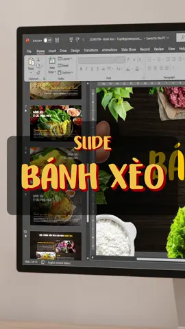 Slide Bánh Xèo - tinh hoa ẩm thực Việt Nam #Powerpoint #ppt #thuyettrinh #BanhXeo #amthuc #vietnam #tuyetkypowerpoint 