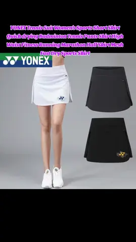 #YONEX  #TennisSuit  #Women's  #SportsShort  #Skirt  #Quickdrying  #Badminton  #TennisPants  #Skirt  #HighWaist  #Fitness  #Running Marathon Half Skirt Mesh Fast Dry Sports Skirt 