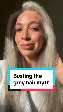 Who says grey hair can't be beautiful? Let's debunk that myth! 💪 Grey hair is a natural, stunning part of life, symbolizing wisdom and rich experiences. Some, like me, even got their first grey hairs in their early teens! Look at icons like Helen Mirren and George Clooney – their confidence shines through! ✨ It's a testament to authenticity, exuding elegance and sophistication, each strand telling a story of resilience and growth. Embrace the versatility and empowerment of grey hair. I promise you, grey hair is beautiful, and you can rock it with confidence!  XOXO, V 🌸 #whitehair  #beautystandards #confidentwomen #ditchthedye #hairtoks #empoweredwomen #NaturalGreyHair#silverliberation #ditchthedye #silverhair #proaging 