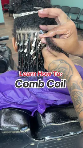 Learn how to comb coil! This method DOES take practice, but just make sure the hair is fully detangled before starting. #locs #menlocstyles #starterlocs #locretwist #womenlocstyles #baltimore #dmvlocs #locstyles #combcoils #starterlocsjourney 