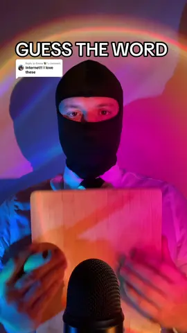 Replying to @Emma 📚 Another guess the word video 😊 #asmr #maskedasmr #guesstheword #asmrvideo #asmrsounds #fyp #asmrcommunity #asmrtingles #asmrfood #maskedman #asmrsound #maskedmen #asmrvideos #asmrrelax #wordguessing #asmrcrunch #eatingasmr #satisfyingasmr #asmreatingsounds #crunchyasmr #asmrtapping #masked #guess #asmrchalk #asmrvids #asmrlove #슬라임asmr #asmrsponge #asmrcrunchy #asmrcutting #asmrslimesounds #asmrvid #spongeasmr #slimeasmrvideo #asmrtist #iceeatingasmr #classicasmr #maskedpeople #asmrtriggers #asmrwhispering 