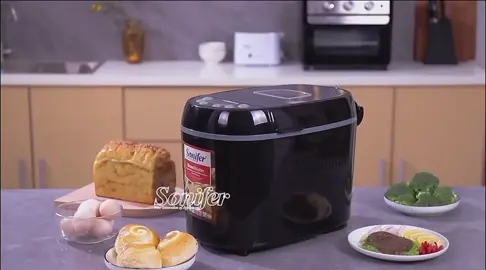 BERESE BUKE SONIFER 🍞🥖🍞 BREAD MAKER SF 4005 🏷️: Cmimi 12000 Leke  📝36 Muaj Garanci 📝 🍞Berese buke dhe jo vetem!  Tashme me nje pajisje ju mund te pergatisni buke, kek apo dhe petulla.🥖🍞🥯🫚 🍞Mundëson përgatitjen e bukes me miell integral grurë, tërshëre dhe thekër dhe miell nga proteina bimore fasule, bizele apo thjerza të kuqe. 🍞Pergatisni vakte te shendetshme me buken tuaj te preferuar. ✅Shume e lehte ne perdorim, mjafton te vendosni perberesit e duhur te zgjidhni programin qe deshironi dhe pjesen tjeter do e kryeje te gjithen beresja e bukes Sonifer. ✅E pajisur me opsionin e kontrollit per thekjen e bukes e lehte mesatare dhe e pjekur mire. ✅12 programe te ndryshme  ✅Specifika Berese buke Sonifer Ngjyra e zeze Pesha e bukes 1350 gr ✅Fuqi 730- 870w #bersebuke #bërsebuke #brumatrice #brum #buket #gatime 