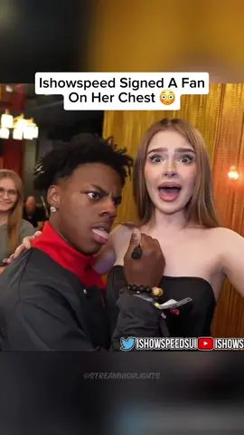 Ishowspeed Signed A Fan on Her Chest 😳 #speed #ishowspeed #ishowspeedclipz #poland #funnymoments #viral #xyzbc #fypツ #foryou 