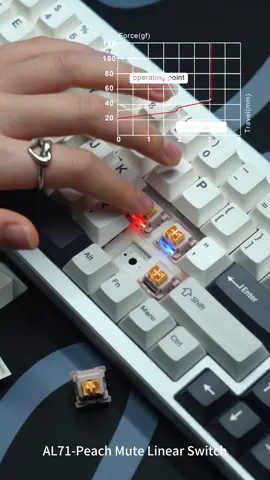 Silent switch typing ASMR, keyboard: YUNZII AL71 #yunzii #yunziikeyboard #asmr #keyboard #keebtok #asmrsounds #asmrtiktoks #keyboardasmr #gaming #customkeyboard 