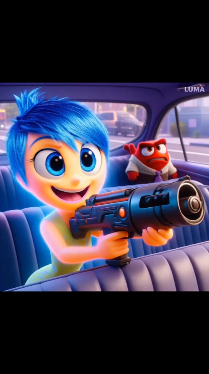 Riley It Okay I'm Joy 😁 #ai #aigenerated #insideout2 #insideout #joy #meme 