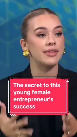 Tala founder @grace beverley shares the secret to her #success as a young female #entrepreneur  with Bloomberg. #business #businesstips #advice