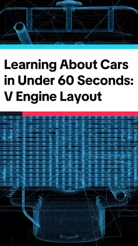 Learning about cars in under 60 seconds  The V layout allows for more cylinders to be packed into a smaller space. This compact design means more power without taking up much room under the hood. For example, a V8 engine can fit eight cylinders in a 90-degree angle, optimizing the engine’s power-to-weight ratio. This configuration also helps in reducing engine length and lowering the vehicle’s center of gravity, enhancing stability.