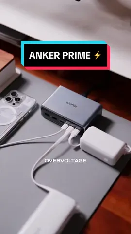 A Must Have Accessory for your workspace! 🔋 This is Anker’s Prime 200W charger – has 200W total power and can chagre two 14” Macbook Pros to 50% in 28 minutes.  I love having this clutter-free solution on my desk with its 6 ports for multiple devices. Plus, it features Active Shield 3.0 for overvoltage protection, keeping everything safe. You won’t regret having this in your workspace! 🔋 Visit the 🔗 to discover more about Anker Prime @AnkerOfficial  #ad #AnkerPrime #AnkerChargingStation #AnkerCharger #DesktopCharger #GaNCharger #ChargingStation #USBCCHARGER #multiportcharger 