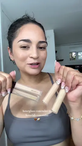 Do you prefer @Hourglass Cosmetics or @Haus Labs by Lady Gaga ? I love both #hourglass#hauslabs #comcealertips #concealerreview #hourglassconcealer #hauslabconcealer 