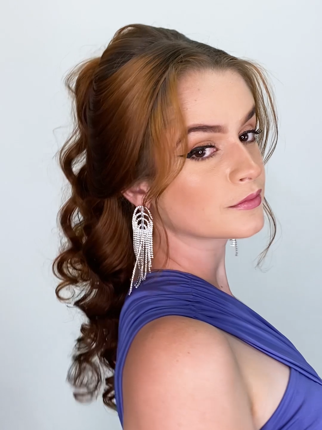 Penteado para festa de casamento