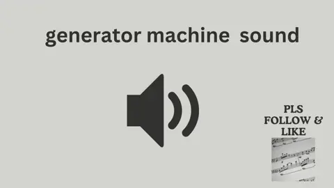 Generator sound effect #sounds #soundeffects #soundeffect #soundsfx #soundfx #foryoupage #fyp #sound