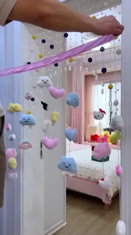 cortina de porta a decoração mais fofa para o quarto das princesas #mamaetemnashopee #mamaeama #gravidinha #gravida #gravidez #Maternidade #minhamenina #minhavida 