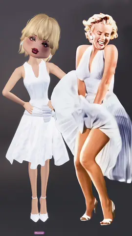 ᕦ(ò_óˇ)ᕤ  // #dresstoimpress #roblox #dti #marilynmonroe 