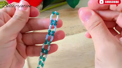 Belle création /dit bracelet / اشكال اساور بالخرز سهل و جميل 🌸 افكار خرز 💯#ideas #خرز #accessories #خرزات_إكسسواراتها #عقيق #افكار_خرز #craft #handmade #beads #DIY #tutorial #foryou #bracelet #jewelry #tiktok #necklace 