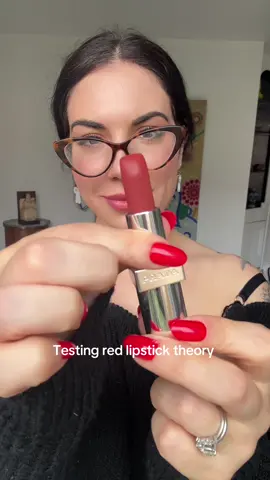 Its Prada too 🫠✨ @pradabeauty soft matte lipstick in auburn B103 #pradabeauty #redlips #redlipstick #prada #luxurymakeup #lipoftheday 