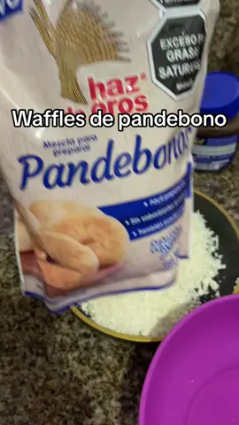 La mezcla la compre en el ara por 5.700 #wafflepandebono #fyp 