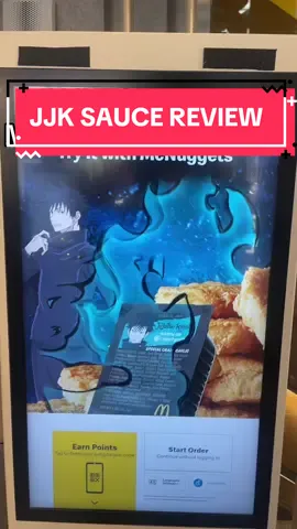 Trying the new JUJUTSU KAISEN X MCDONALDS COLLABORATION SPECIAL GRADE SAUCE 🫣 #jujutsukaisen #jjk #gojo #yujiitadori #megumi #nobara #sukuna #mahito #geto #nanami #mcdonalds #specialgrade #paulsoles