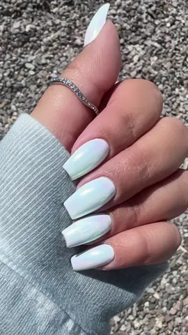 Ready for our trip to Universal Studios. It’s the iridescent shimmer, and white “Always” symbol for me🥰🤍💎 #iykyk #always #harrypotter #foryou #foryoupage #nails 