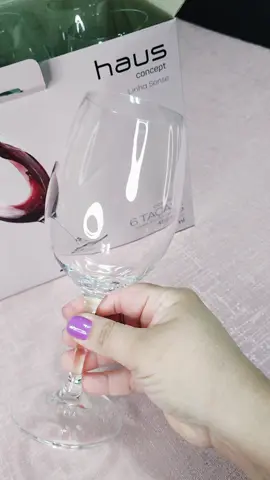 Jogo de taças Haus concept linha Sense cristal 🍷 #mesaposta #donadecasa #diadia 