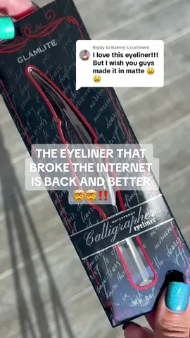 Replying to @Baemy We had THOUSANDS of you asking and we took note! Welcome our VIRAL CALLIGRAPHER EYELINER NOW AVAILABLE IN MATTE! 🤯😍  Try yours now and let us know how you love it!! 🤯 #DealsForYouDays 