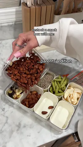 Kids’ VS Parents’ snack box restock 🌰🥜🫘 #snack #snackrestock #restock #foodrestock #snackboxes #snackveggie #asmr #snacks #asmrrestock #fypage #fypage #viral #asmrvideo 